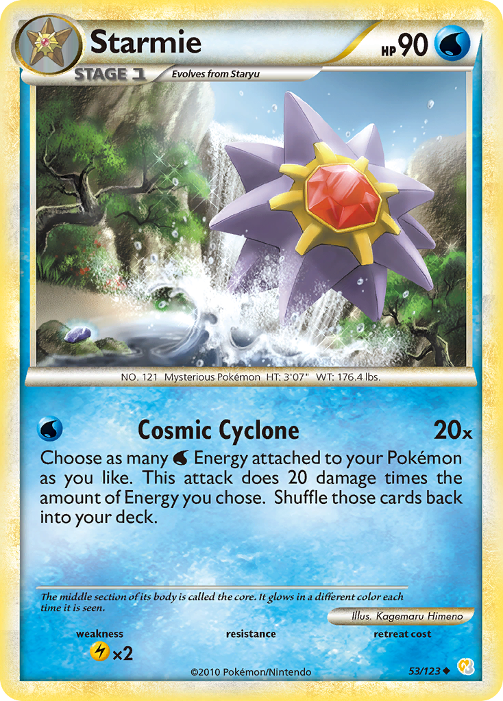 HeartGold SoulSilver Starmie #53/123